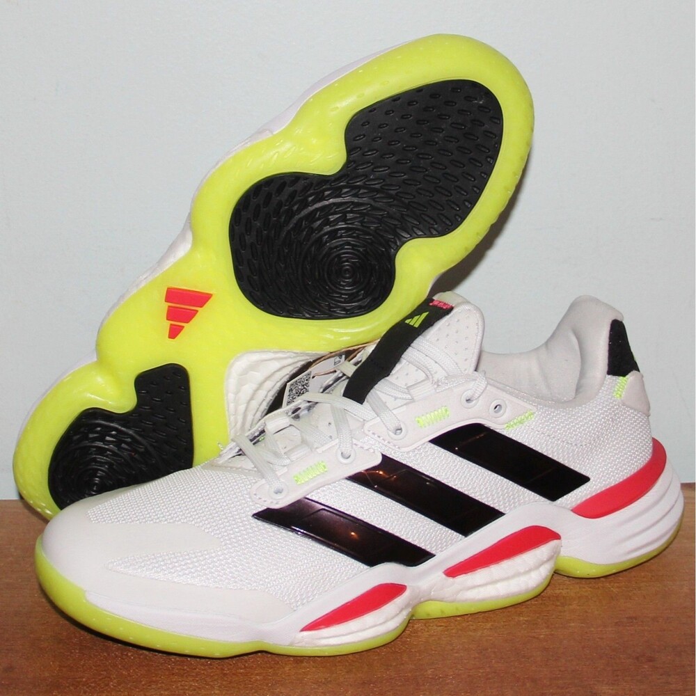 Adidas Stabil 16 Volleyball Shoes Mens 9.5 White Plum Indoor Court